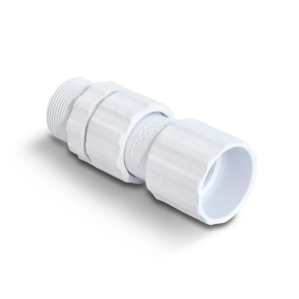 Acople rápido p/caño de PVC M-H rosca 1 1/2" - pegar ø50