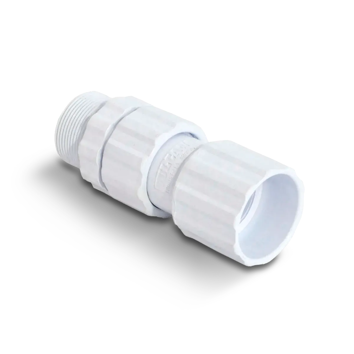 Acople rápido p/caño de PVC M-H rosca 1 1/2" - pegar ø50