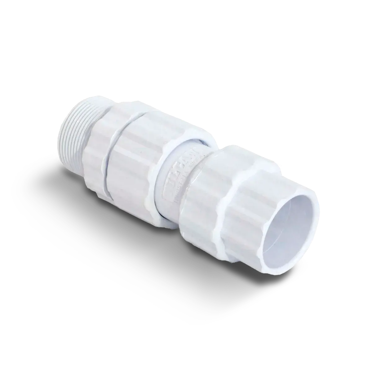 Acople rápido p/caño de PVC M-H rosca 1 1/2" - pegar ø40