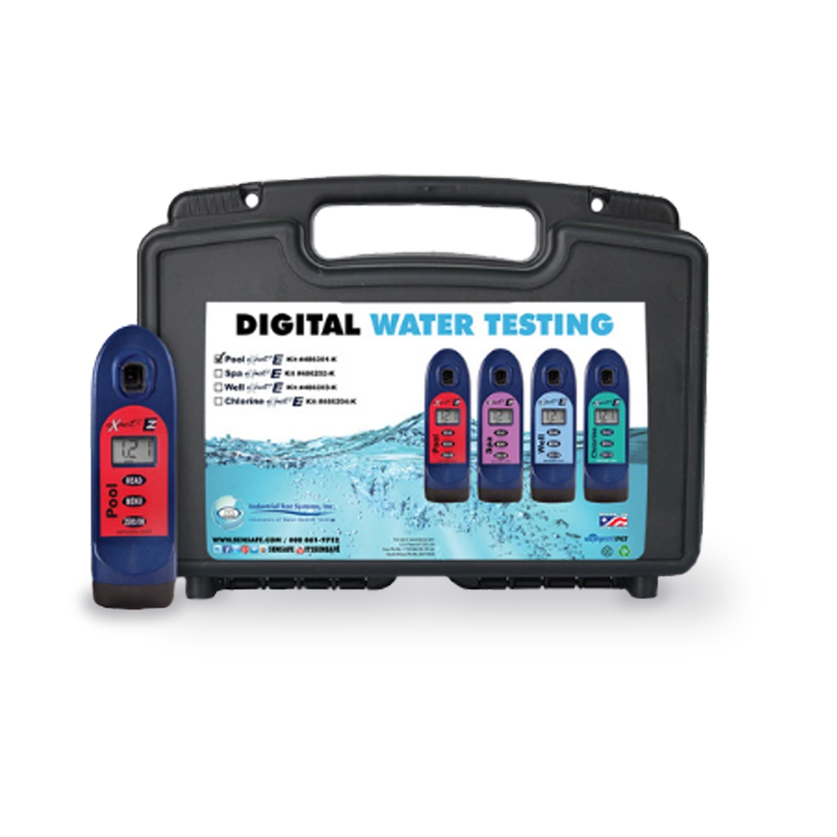 Kit fotómetro c/testigos y maletín